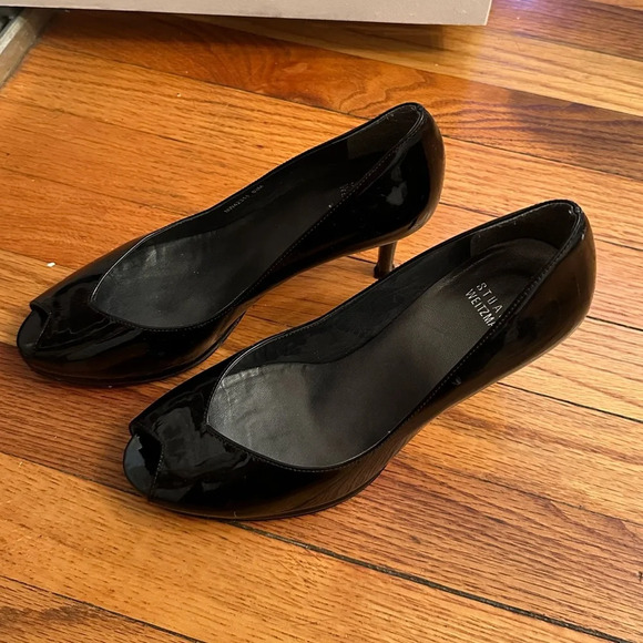 Stuart Weissman Open Toed Pumps Size 8.5 - Picture 4 of 4